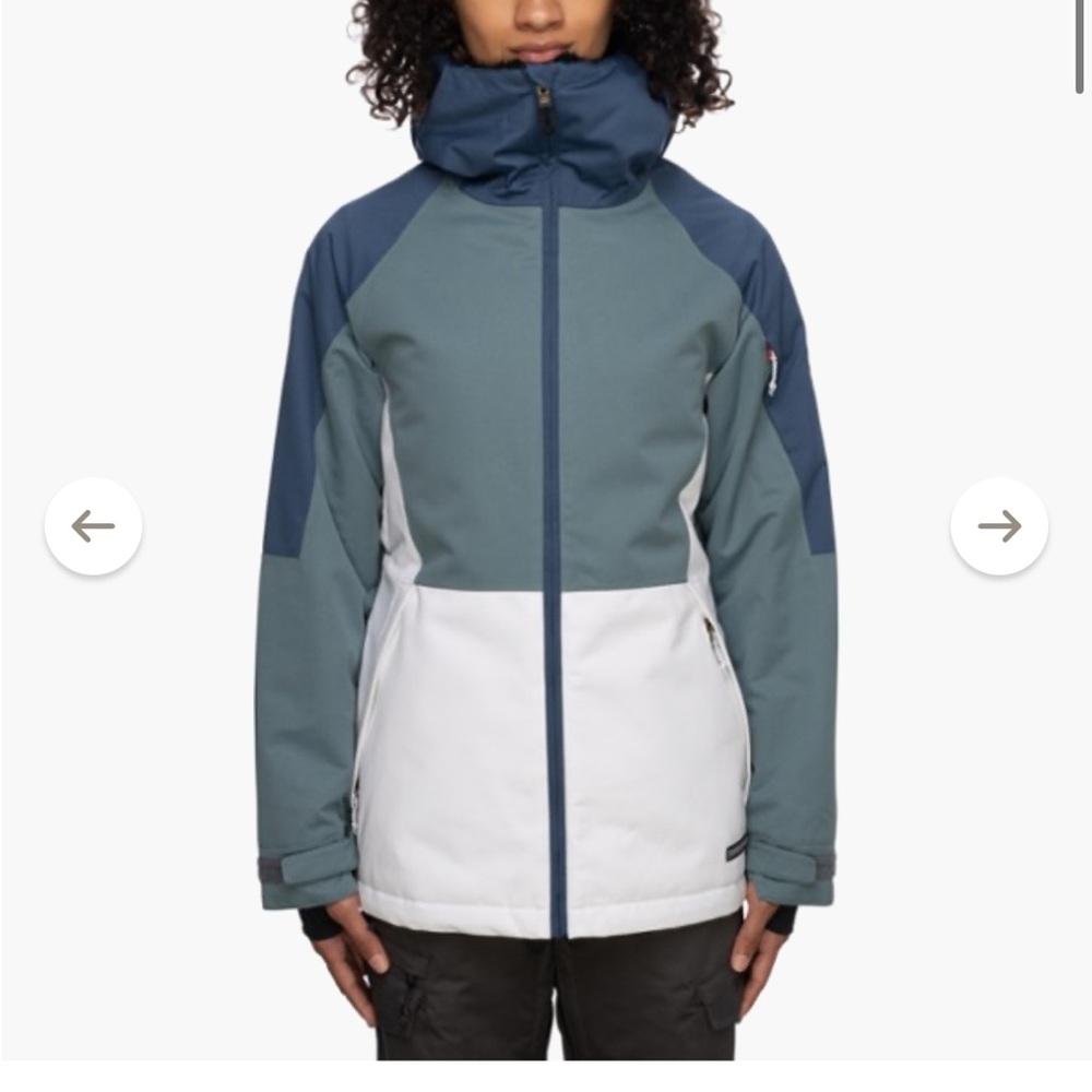 686, Lightbeam Insulated Jacket, GOBLIN BLUE COLORBLOCK, M, Women's